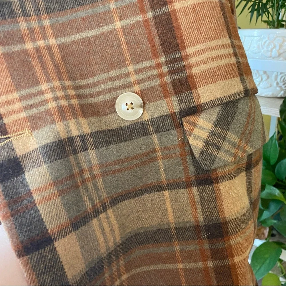 Free People | Plaid Pea Coat - Picture 5 of 5